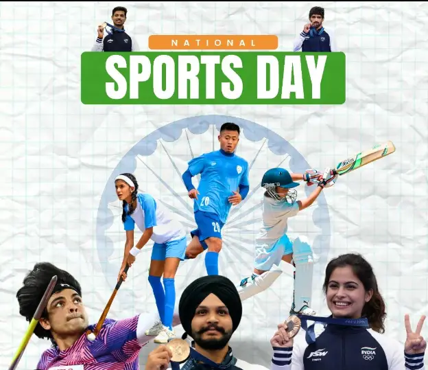 National sports day India theme