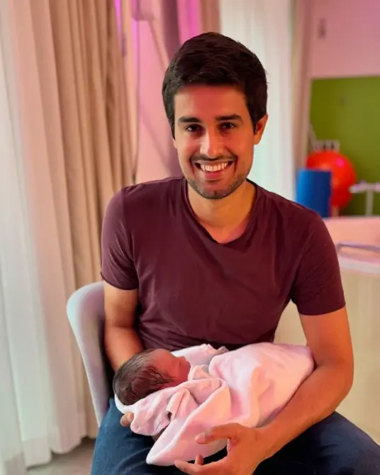 Dhruv rathee and dhruv rathee wife baby